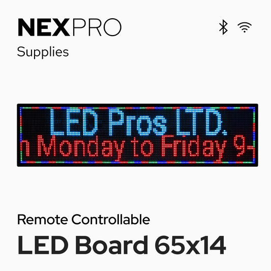 NEXPRO 65x14 inch Full-color LED Digital Sign P10